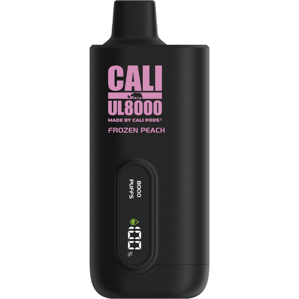 Frozen Peach - Cali UL8000 Zero Nicotine 8000