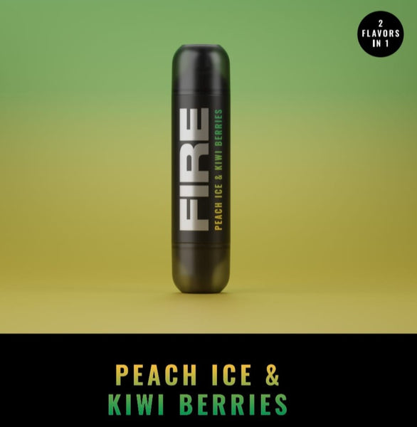 Peach Ice  & Kiwi Berries - FIRE 7000 puffs  5%/50mg
