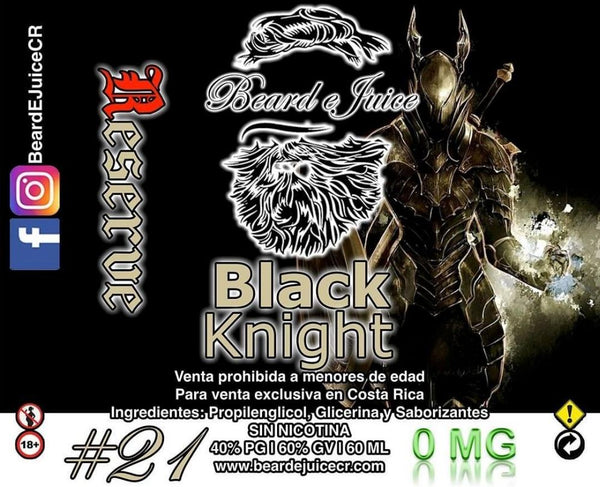 Beard eJuice No. 21 The Black Knight RESERVA