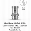 Lost Vape Coils Ultra Boost M1/2 y V2 M3/4