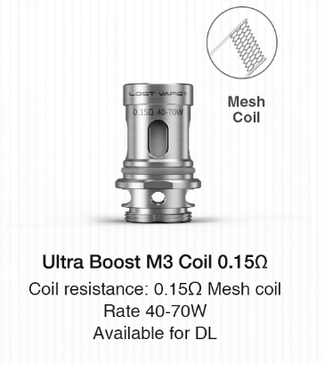 Lost Vape Coils Ultra Boost M1/2 y V2 M3/4