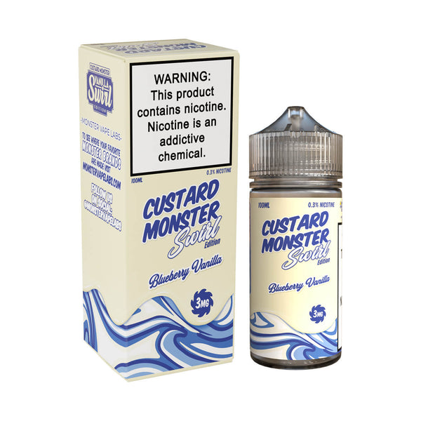 CUSTARD MONSTER  - SWIRL EDITION BLUEBERRY VAINILLA - 100ML