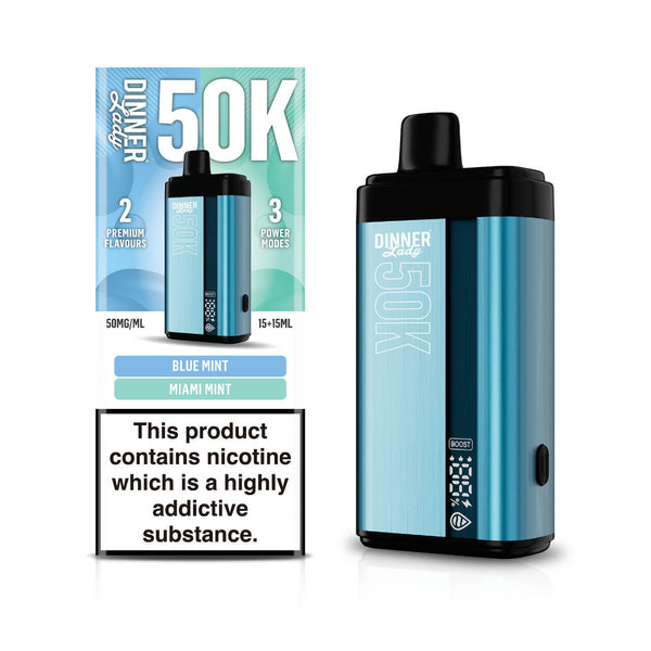 Blue Mint & Miami Mint - Dinner Lady 50.000 Puffs
