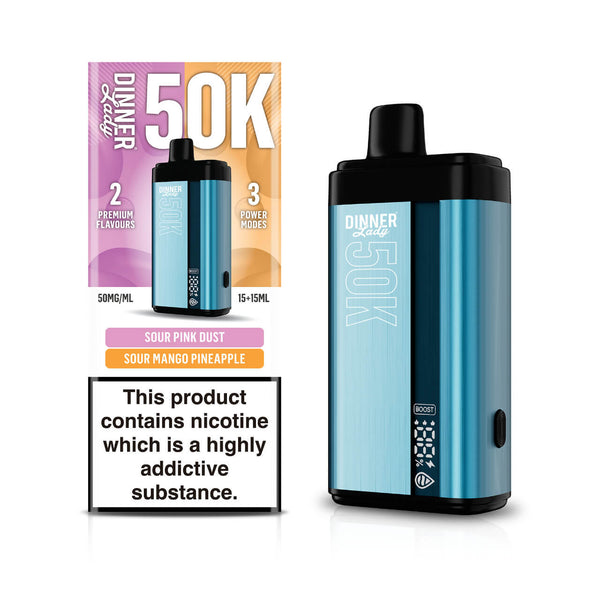 Sour Pink Dust & Mango Pineapple - Dinner Lady 50.000 Puffs