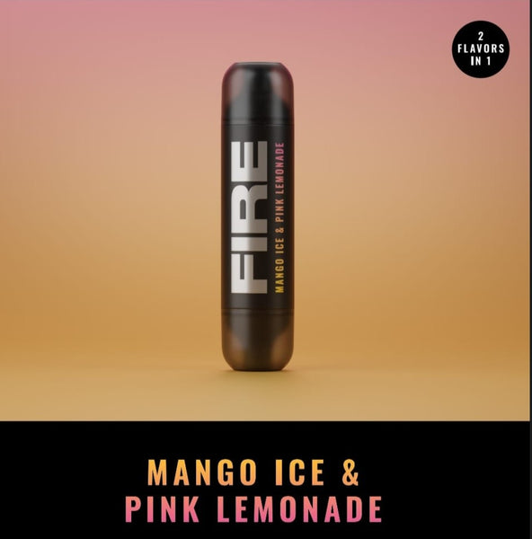 Mango Ice & Pink Lemonade - FIRE 7000 puffs  5%/50mg
