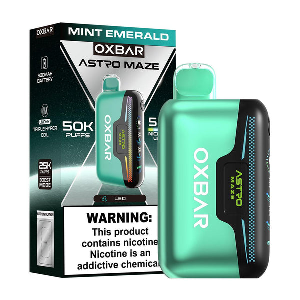 Mint Emerald - OXBAR Astro Maze 50.000