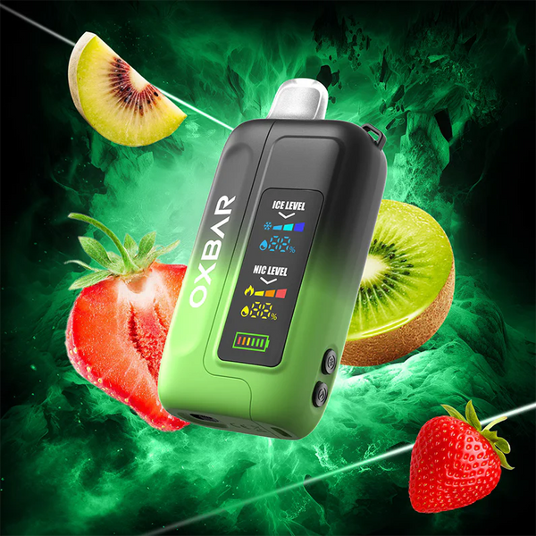 Strawberry Kiwi ICE/NIC - OXBAR 35.000 Puffs