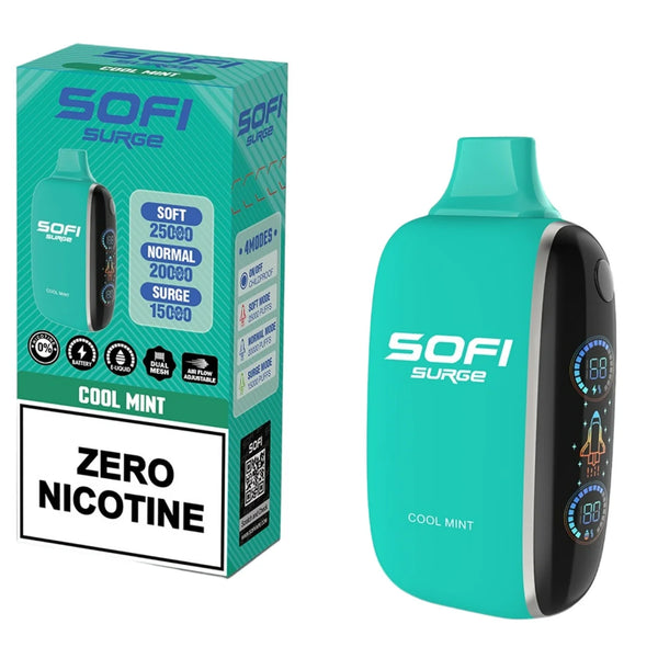 Cool Mint - Sofi Surge Zero Nicotine 25.000 Puffs