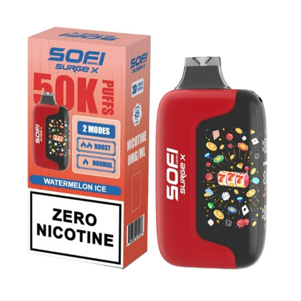 Watermelon Ice - Sofi Surge Zero Nicotine 50.000 Puffs