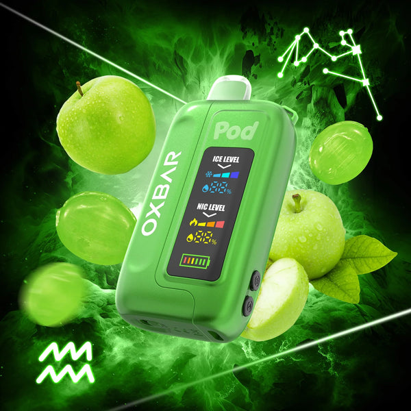 Green Apple ICE/NIC - OXBAR 35.000 Puffs