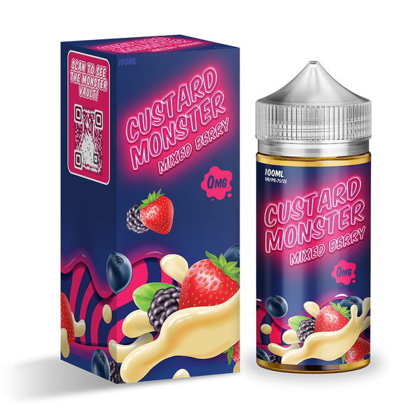 CUSTARD MONSTER  - MIXED BERRY - 100ML