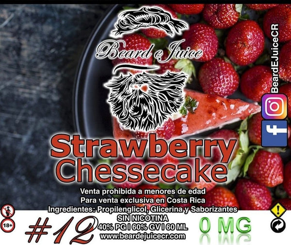 Beard eJuice No.12 Strawberry Chessecake