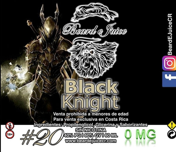 Beard eJuiceNo. 20 The Black Knight
