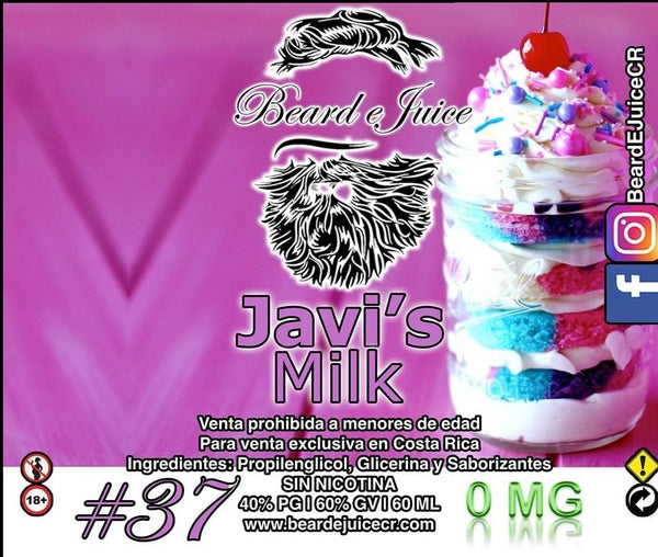 Beard eJuice No.37 Javi´s Milk