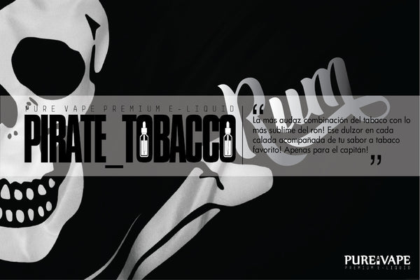 Nic Salt By Pure Vape Pirate Tobacco